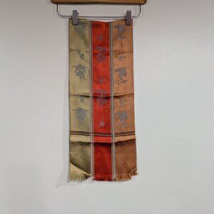 Unbranded Made in France Woven Silk Scarf